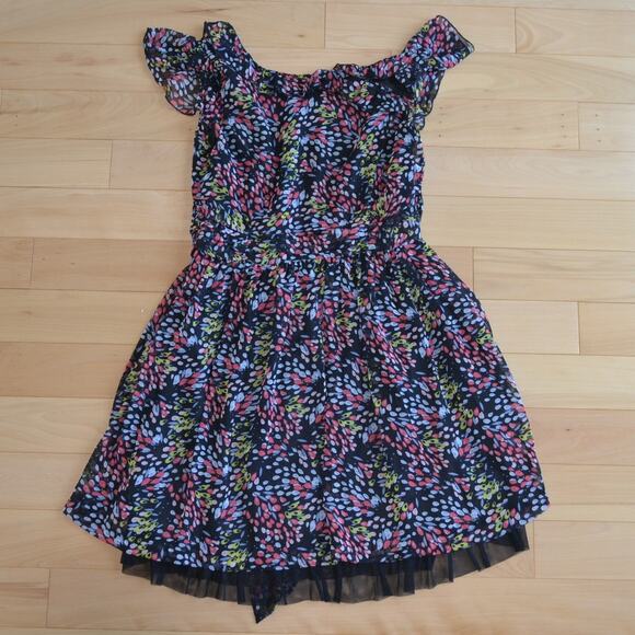 Kensie Dress Midi Abstract Floral Dress Size 8 - Picture 4 of 4